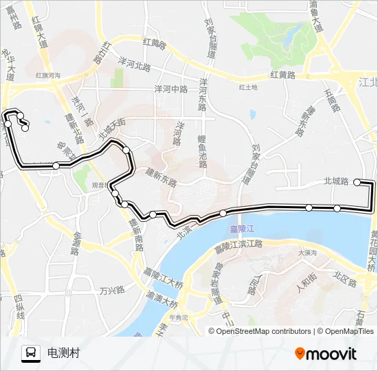 641路 Bus Line Map