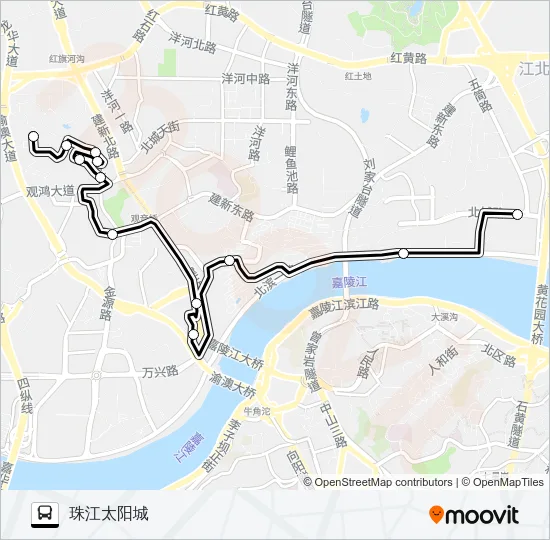 641路 Bus Line Map