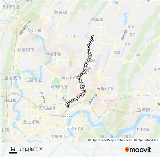 642路 Bus Line Map
