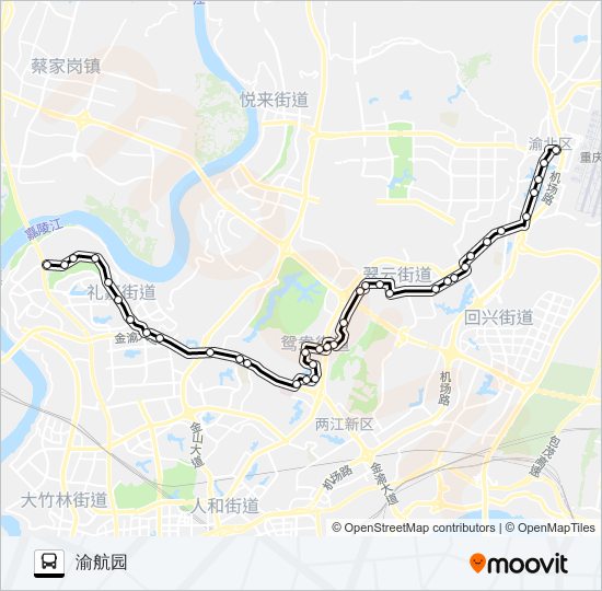 公交684路的线路图