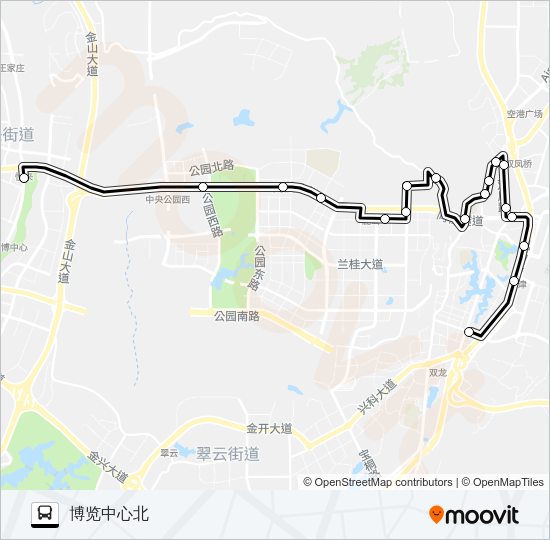 公交685路的线路图