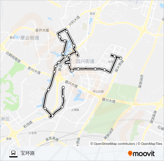 688路 bus Line Map