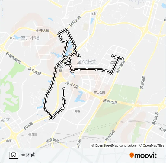 688路 Bus Line Map