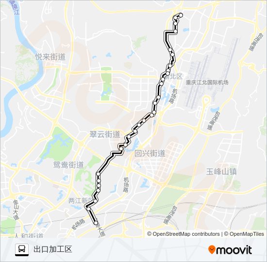 696路 bus Line Map