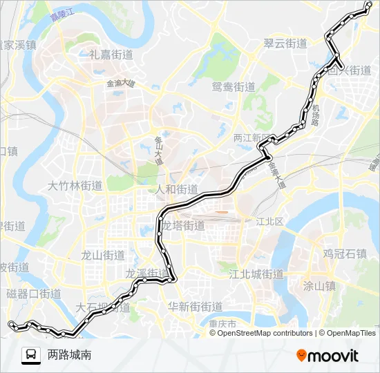 801路 Bus Line Map