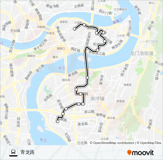 810路 Bus Line Map