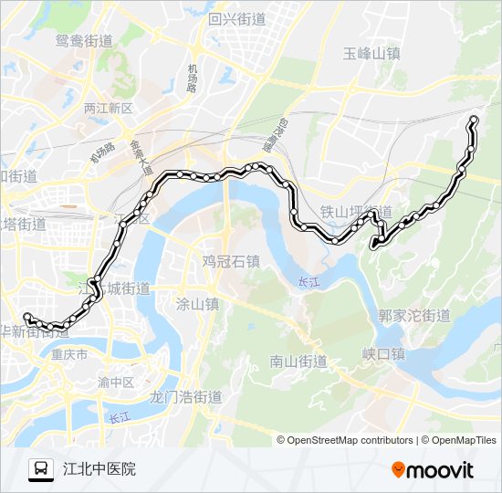 813路 bus Line Map