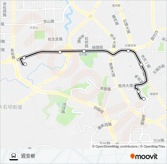 815路 Bus Line Map