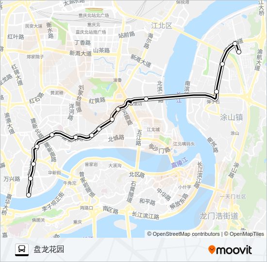 公交816路的线路图