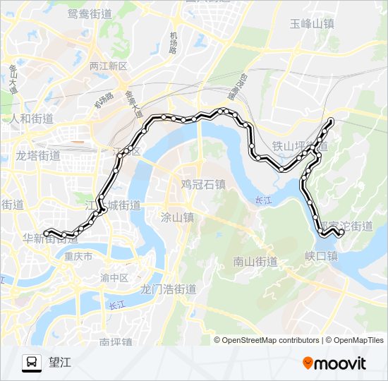 817路 bus Line Map