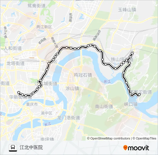 817路 Bus Line Map
