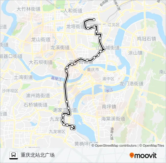 820路 Bus Line Map