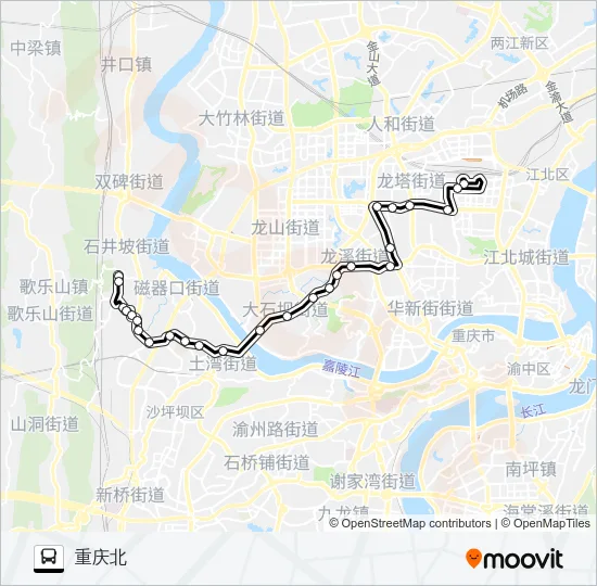 821路 Bus Line Map