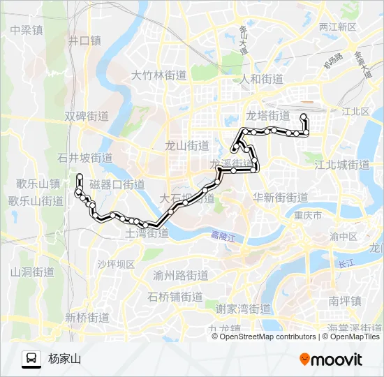 821路 Bus Line Map