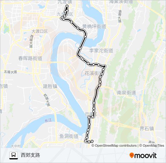 822路 bus Line Map