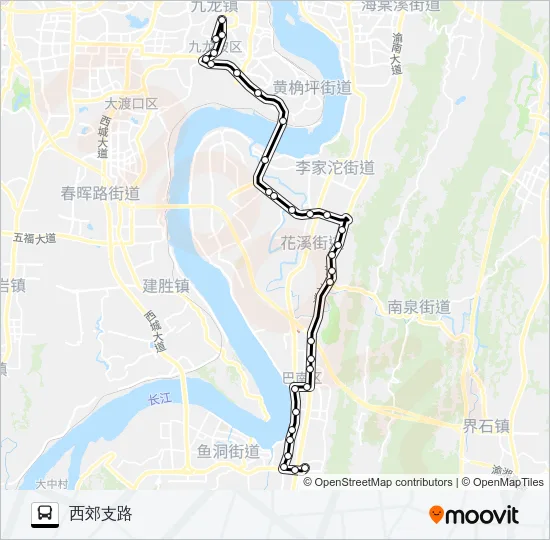822路 Bus Line Map