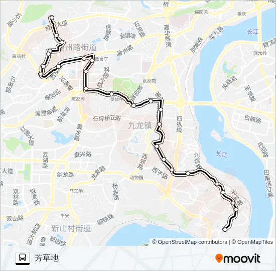 823路 Bus Line Map