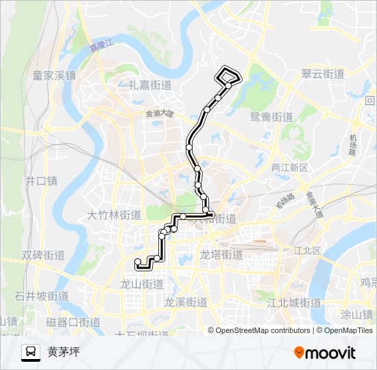 公交826路的线路图