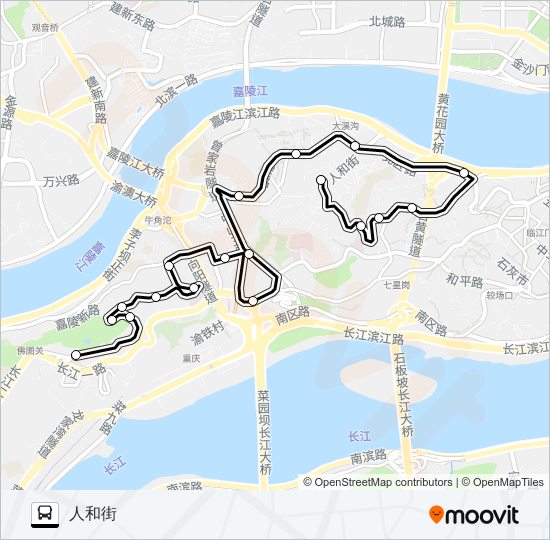 公交829路的线路图