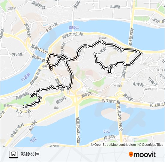 公交829路的线路图