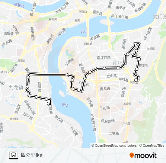 833路 Bus Line Map