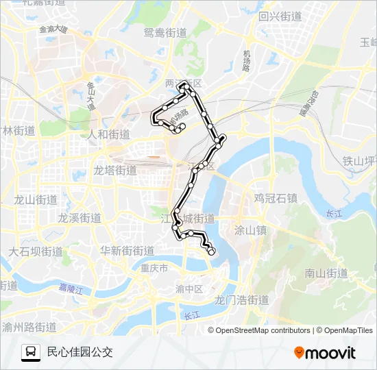835路 Bus Line Map