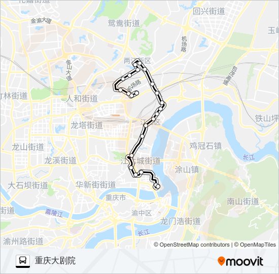公交835路的线路图