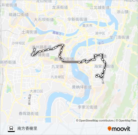 公交839路的线路图