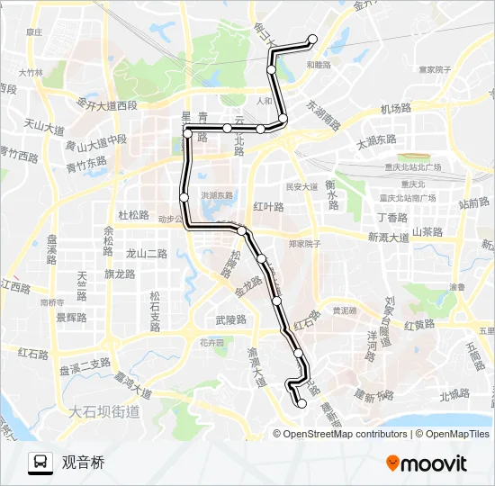 842路 Bus Line Map