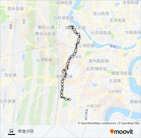 843路 Bus Line Map