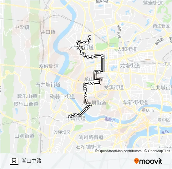 852路 Bus Line Map