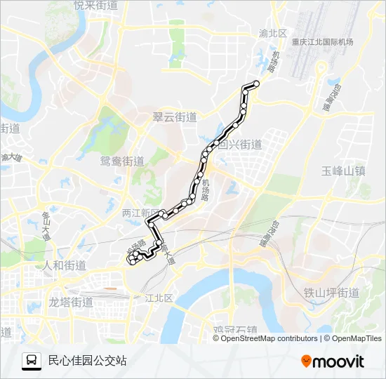 853路 Bus Line Map