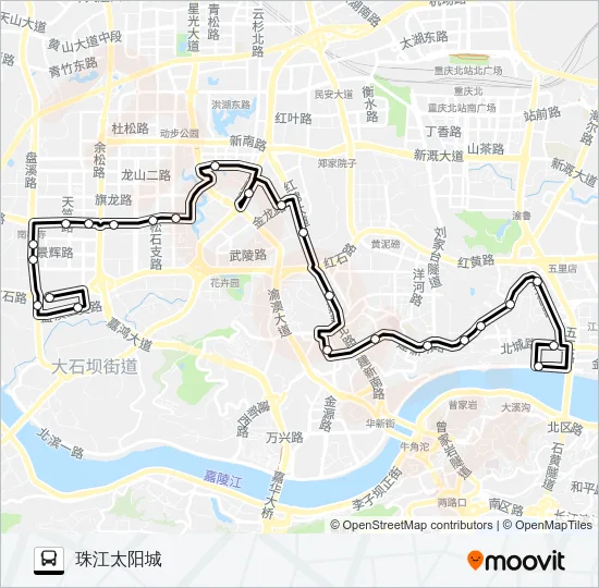 861路 Bus Line Map