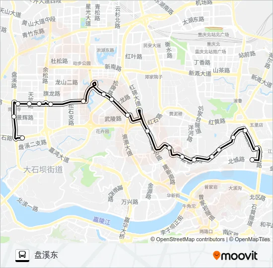 861路 Bus Line Map
