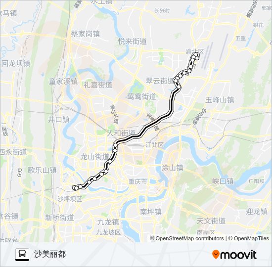 865路 bus Line Map