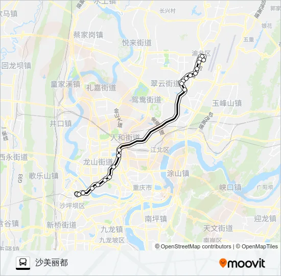 865路 Bus Line Map