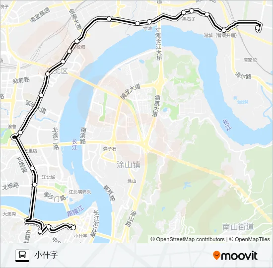 866路 Bus Line Map