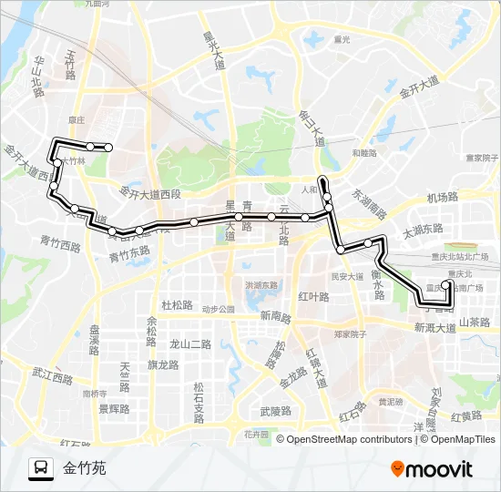 869路 Bus Line Map