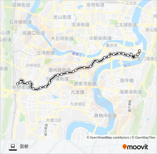871路 Bus Line Map