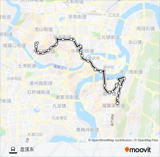 872路 Bus Line Map