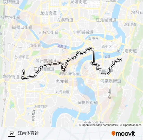 873路 Bus Line Map
