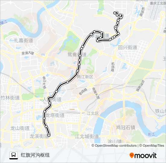 877路 Bus Line Map
