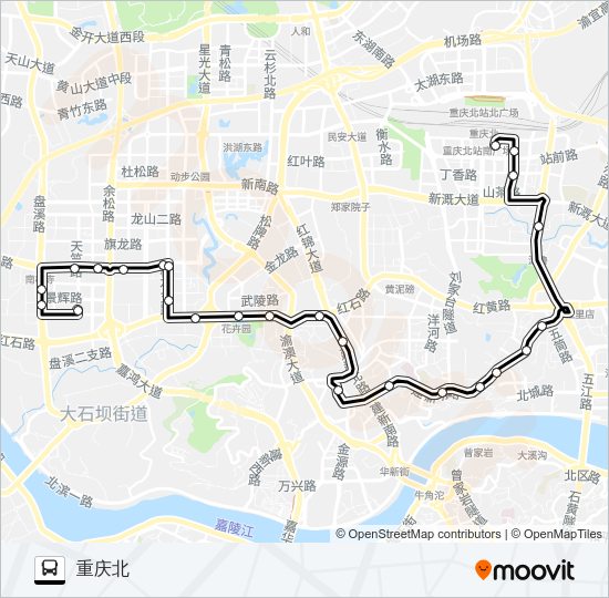 公交879路的线路图