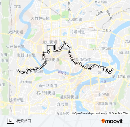 881路 Bus Line Map