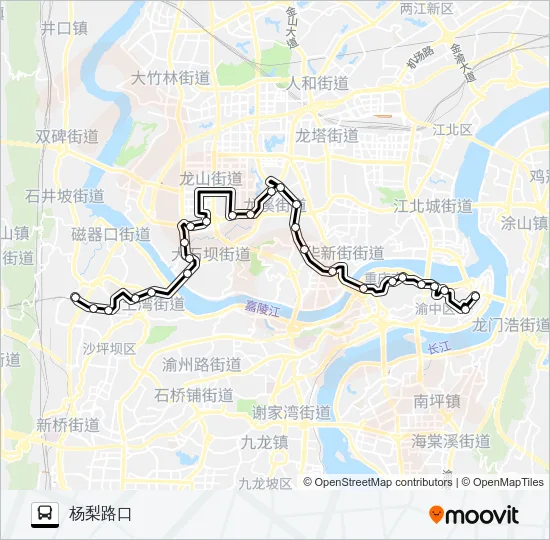 881路 Bus Line Map