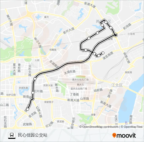 882路 Bus Line Map