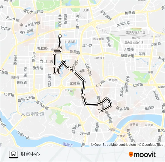 887路 Bus Line Map