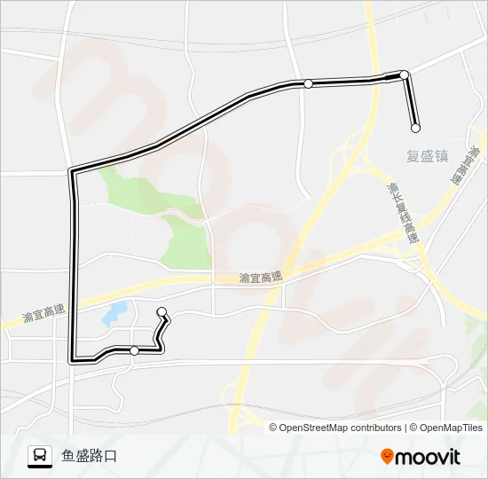 890路 Bus Line Map