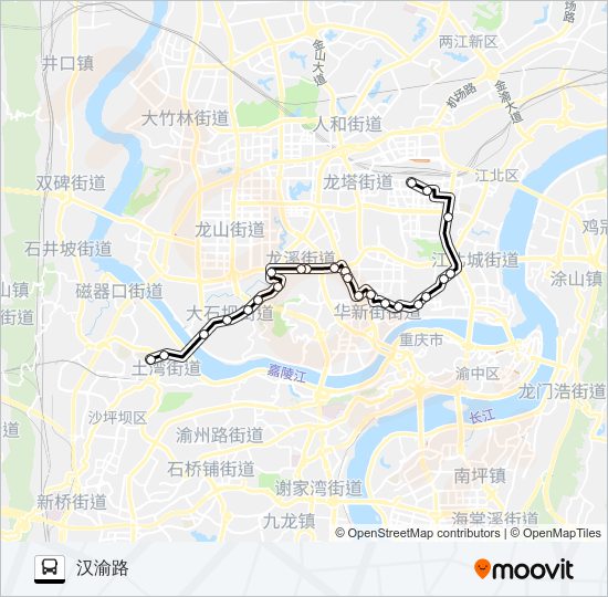 0800路 bus Line Map