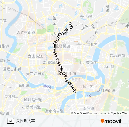 公交606区间路的线路图